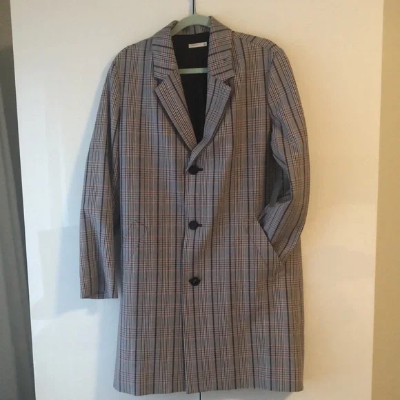 Sold elsewhere *** NWT 6397 Plaid oversized coat. - Picture 1 of 10